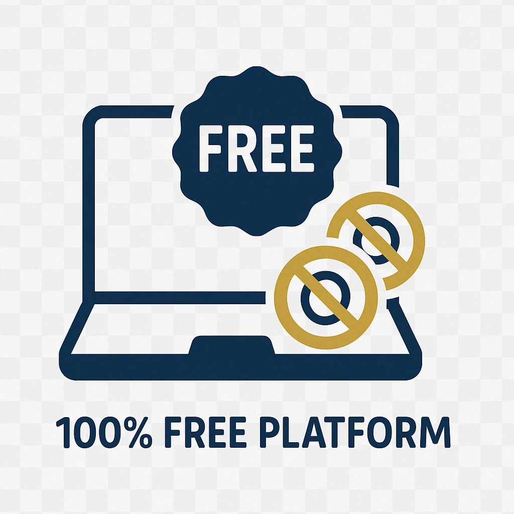100% Free Platform