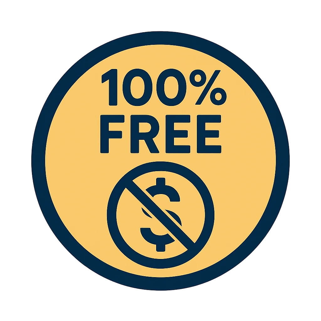 100% Free